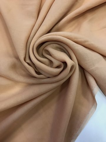 Шифон шёлк карамельный