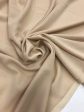 Шифон шёлк тёмно-бежевый
