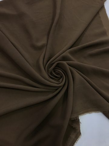 Шифон шёлк ореховый