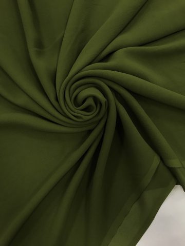 Шифон шёлк хаки