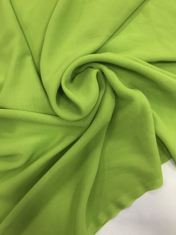 Шифон шёлк ярко салатовый