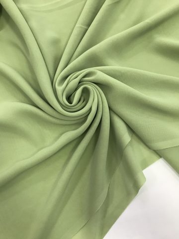 Шифон шёлк фисташковый