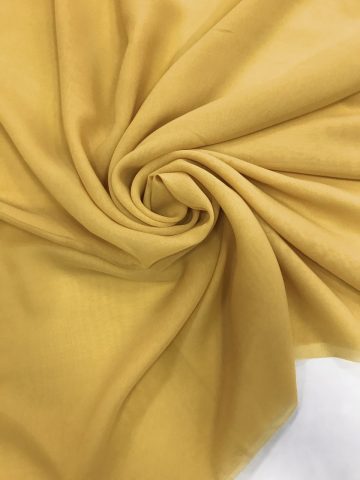 Шифон шёлк соломенный