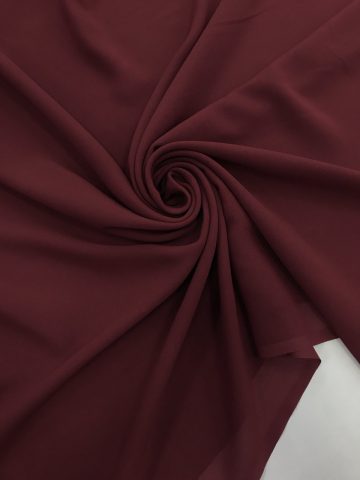 Шифон шёлк св. бордовый