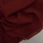 Шифон шёлк тёмно-красный