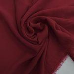 Шифон шёлк алый 39/1