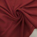Шифон шёлк алый