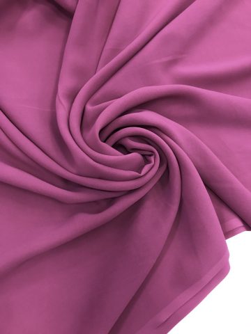 Шифон шёлк тёмный розово-сиреневый