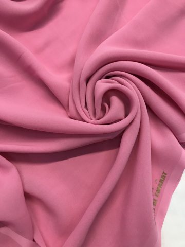 Шифон шёлк розовый