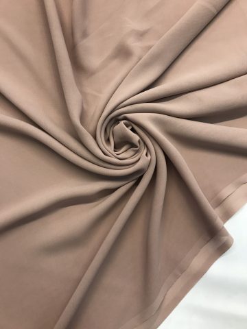 Шифон шёлк кофейный