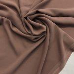 Шифон шёлк мокачино