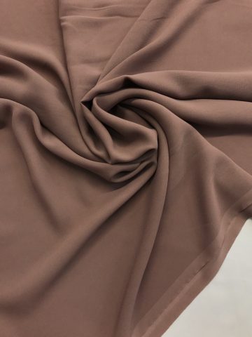 Шифон шёлк мокачино