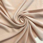 Шифон шёлк пудровый