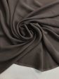 Шифон шёлк серо-коричневый