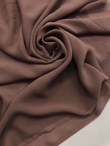 Шифон шёлк коричнево-розовый