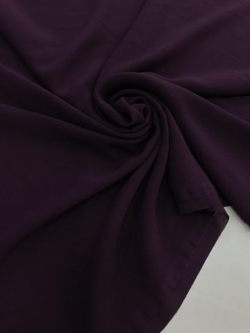 Шифон шёлк сливовый