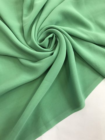 Шифон шёлк зелёная мята