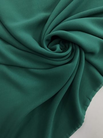 Шифон шёлк изумрудный