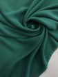 Шифон шёлк изумрудный
