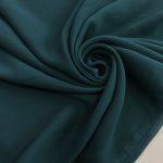 Шифон шёлк тёмная морская волна