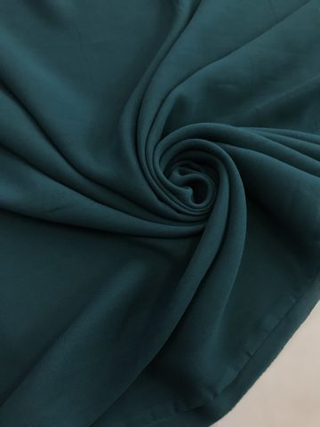 Шифон шёлк тёмная морская волна