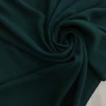 Шифон шёлк тёмный изумруд