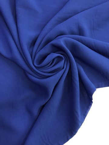 Шифон шёлк тёмный василёк