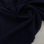 Шифон шёлк синий