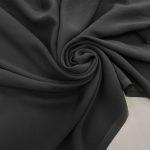 Шифон шёлк зеленовато-серый