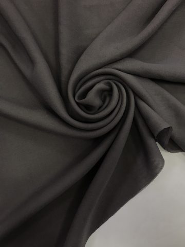 Шифон шёлк серый