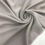 Шифон шёлк серебристо-серый