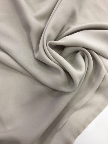 Шифон шёлк дымчато-серый