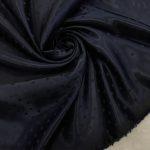 Подкладочная ткань поливискоза жаккард тёмно-синяя DW18