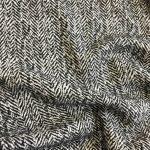 Пальтовая ткань «Ёлочка» ХаБлот — Бело-чёрная