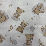 Фланель 180 см Мишка на облаке