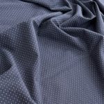 Хлопок Полька Дотс-синий