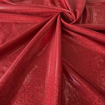 Трикотаж Голограмма - красный Трикотаж Голограмма - красный