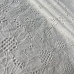 Хлопковое шитье Лакшери-белое