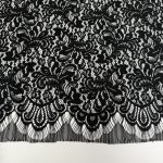 Кружево Шантильи черное — купон 145×150 см