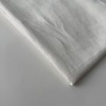 Лён с вискозой плательный-теплый белый